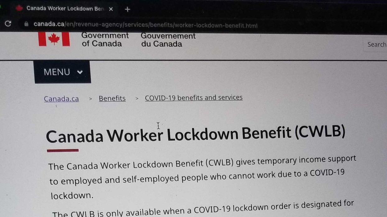 The Extended Canada Worker Lockdown Benefit Is Officially Open For Applications