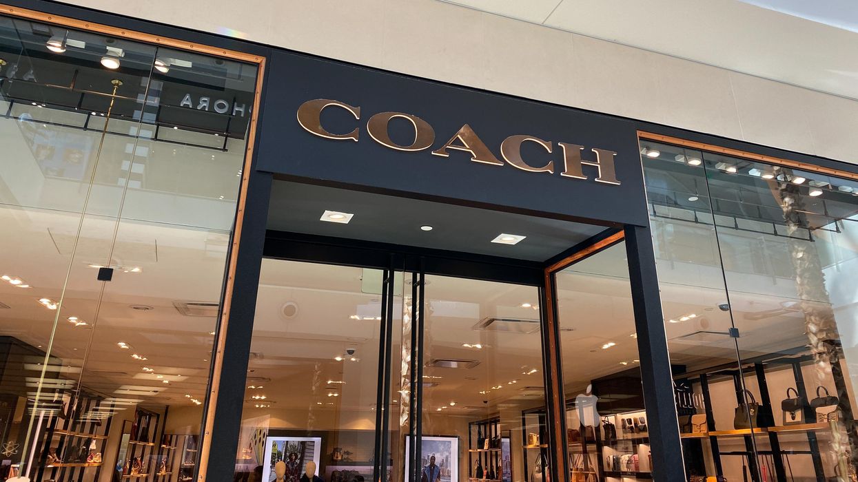 The exterior of a Coach store.