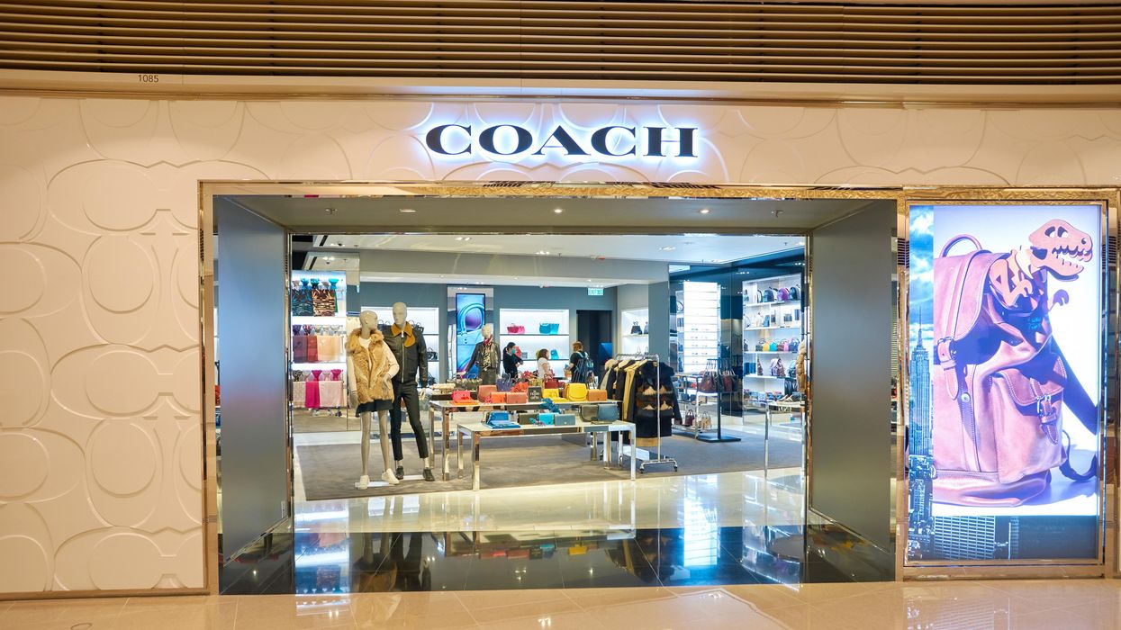 The exterior of a Coach store.