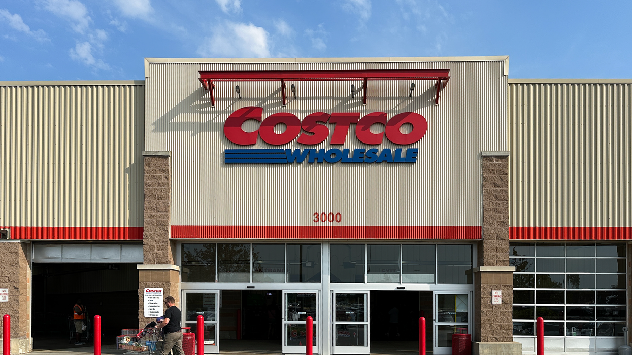 The exterior of a Costco location.