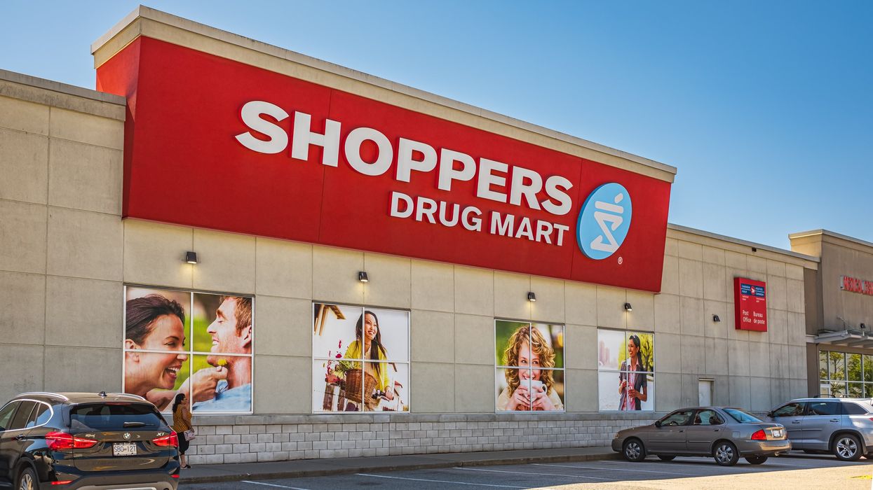 The exterior of a Shoppers Drug Mart