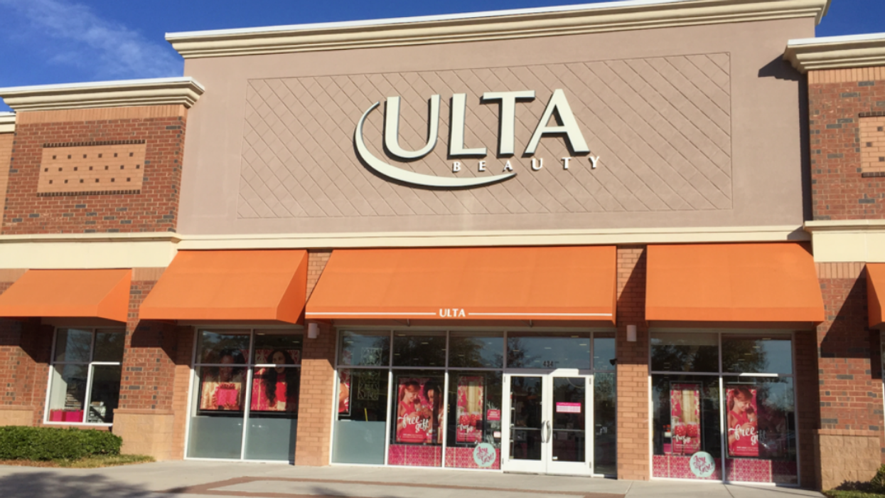 The exterior of an Ulta Beauty store.