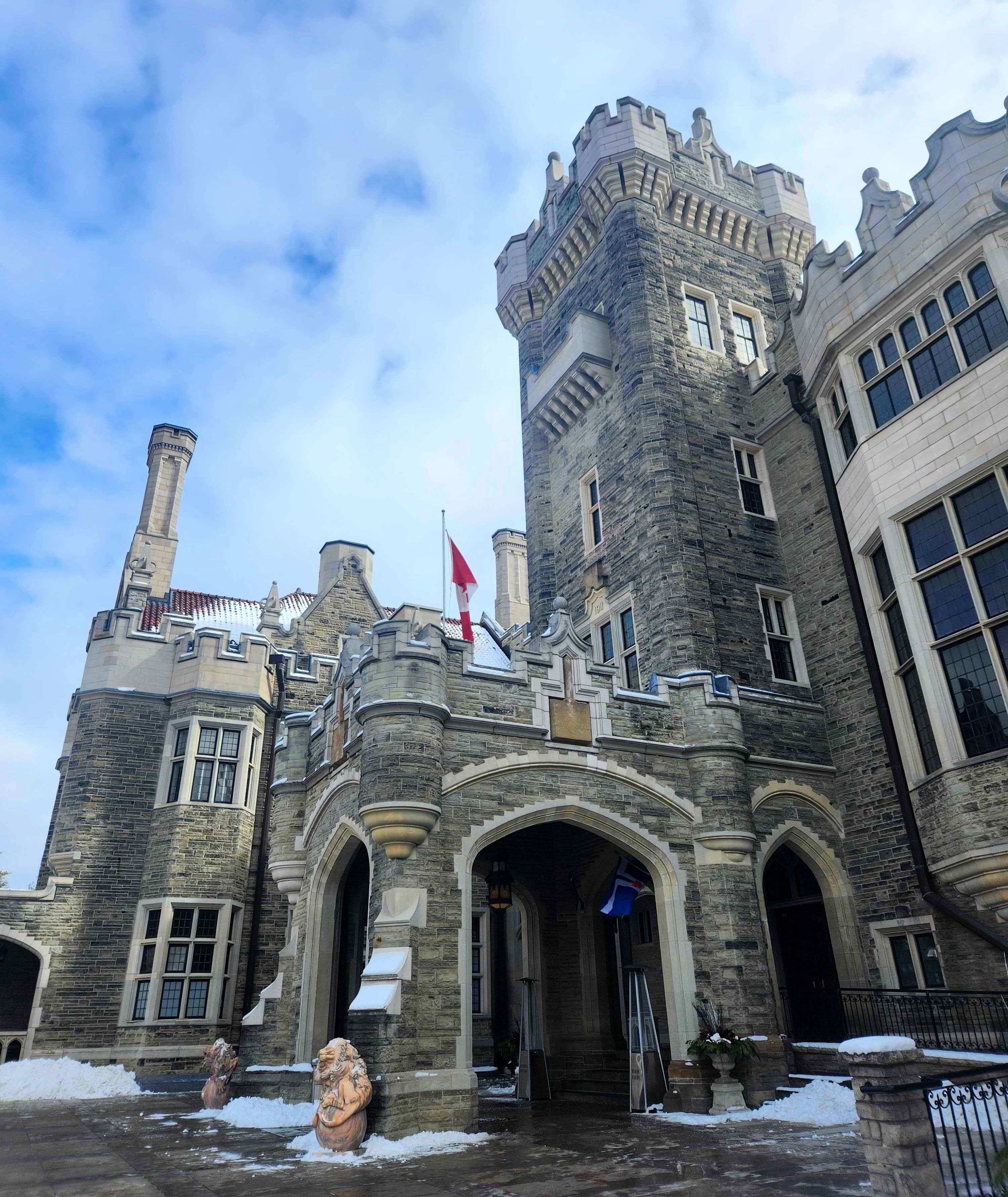 The exterior of Casa Loma.