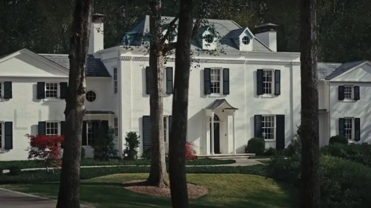 The exterior of the set for 'The Staircase'.