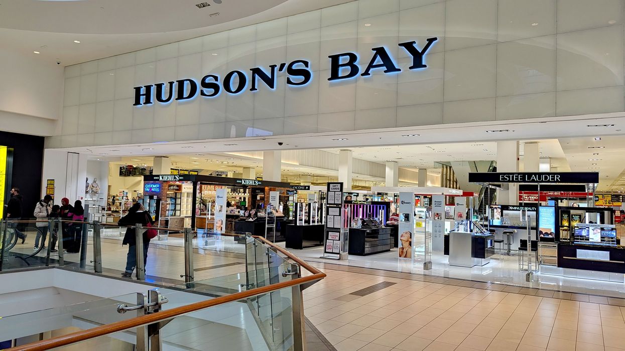 The front of a Hudson's Bay store in Scarborough, Ontario.