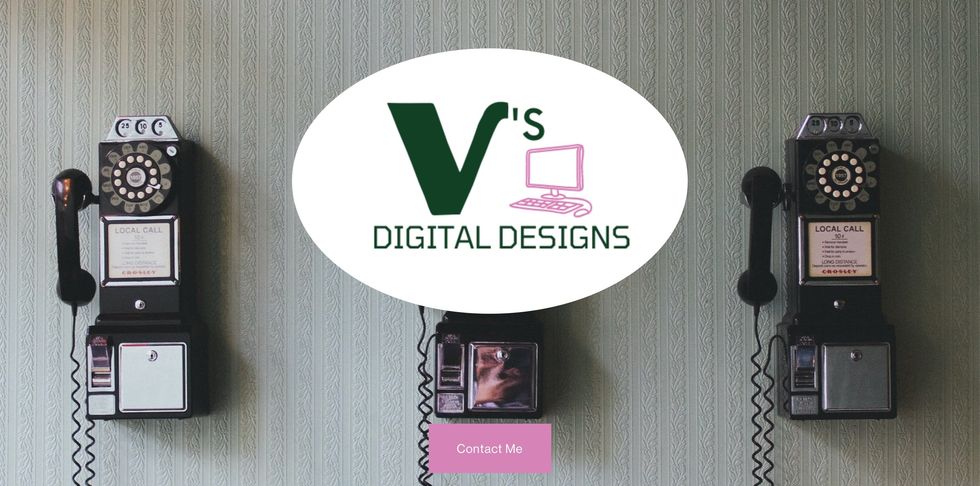 The front page of the company's website