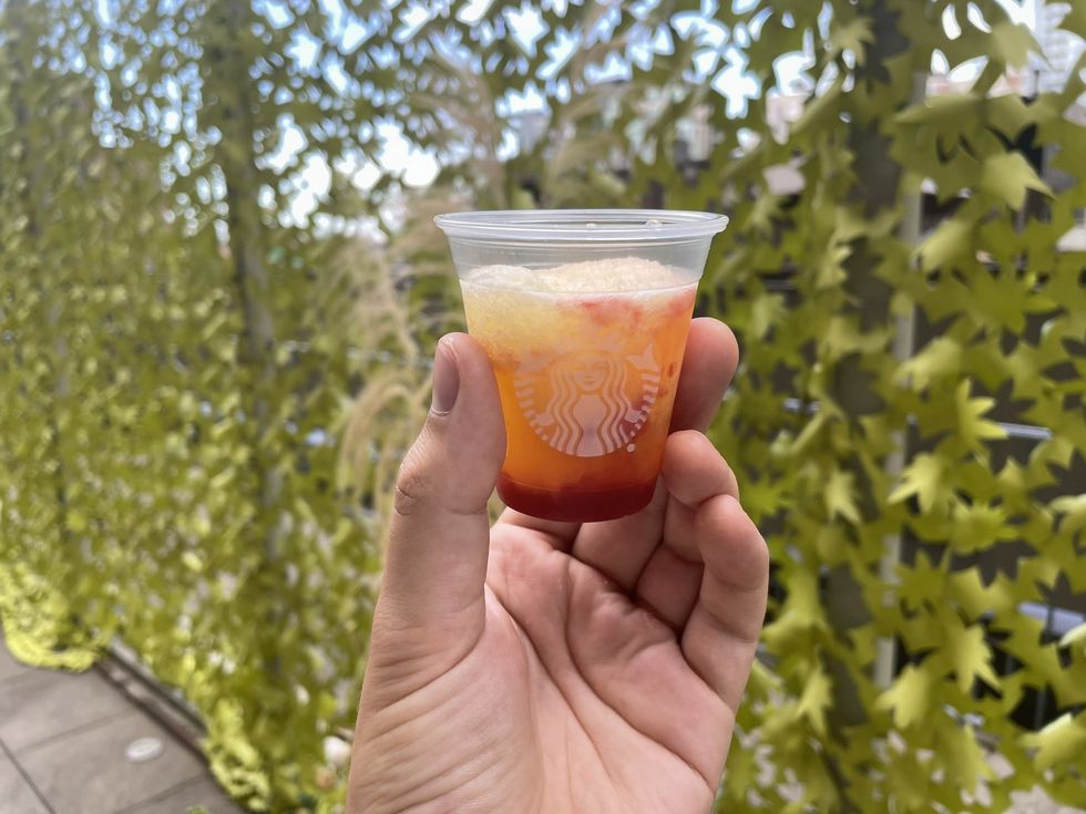 The Frozen Pineapple Passionfruit Lemonade.