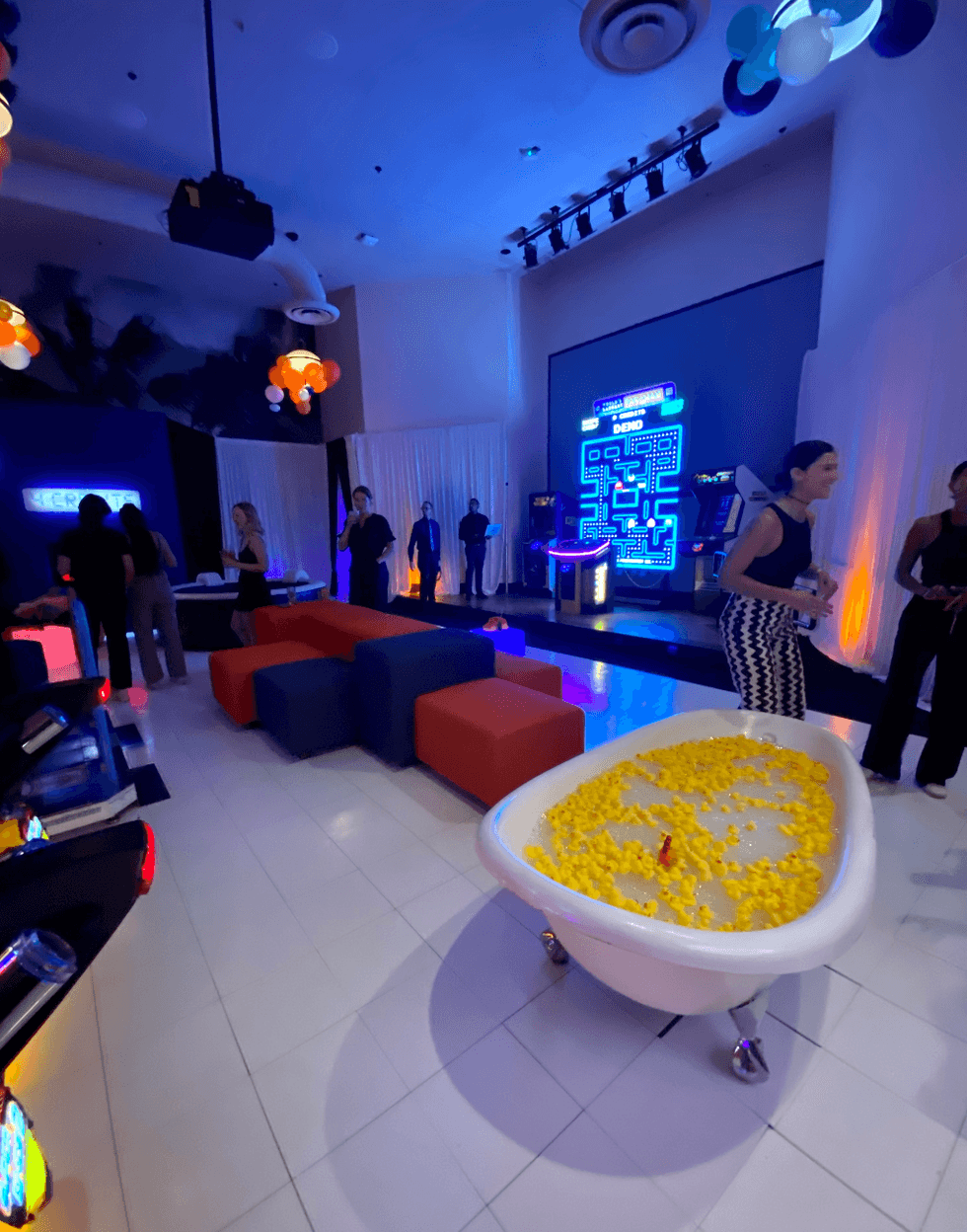 The gameroom of the B&B.