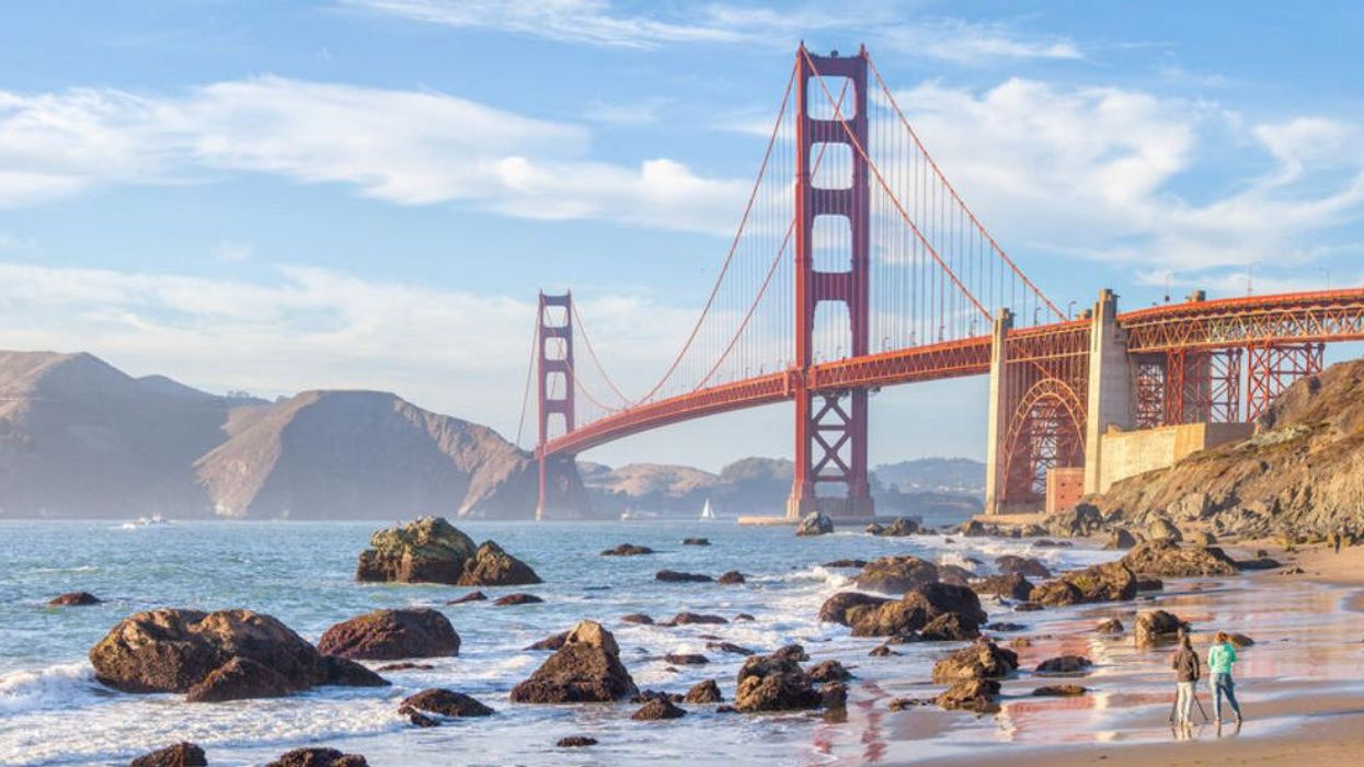 The Golden Gate Bridge in San Francisco, CA.