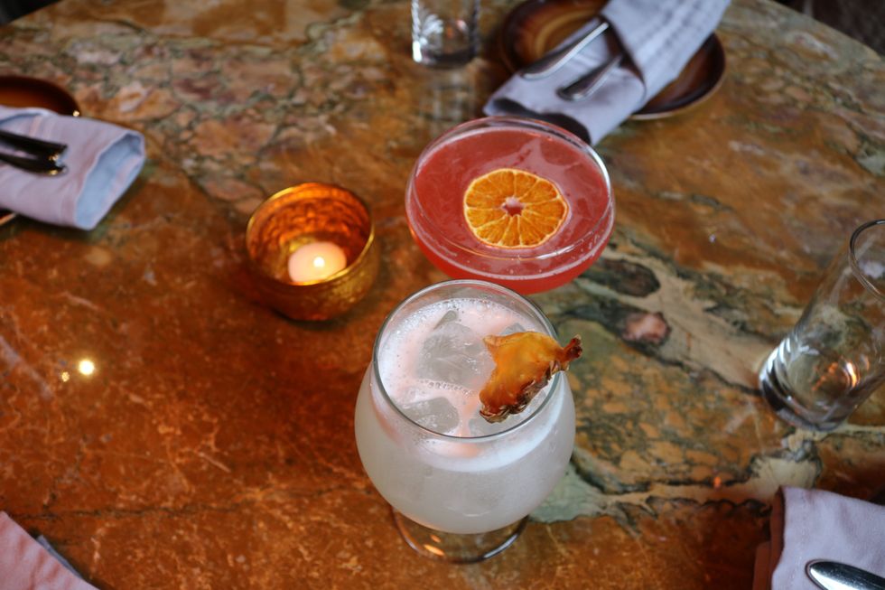 The Golden Triangle and The Vang Vieng Lagoon at Lao Lao Bar.