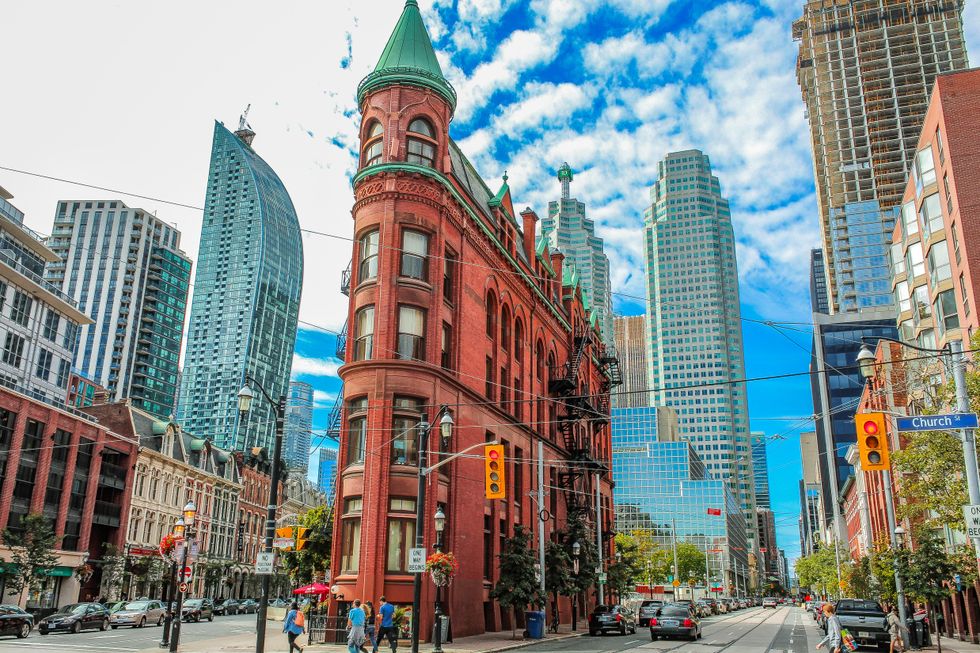 The Gooderham Building downtown Toronto.