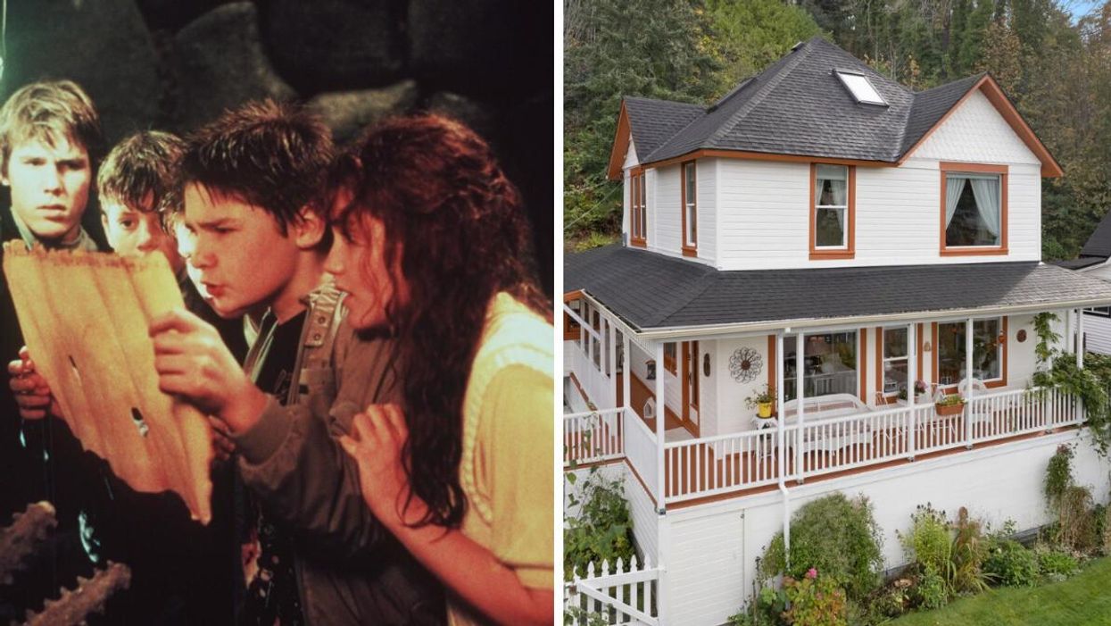 The Goonies. Right: Astoria Area Residential.