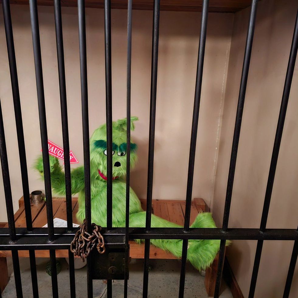 The Grinch in jail.