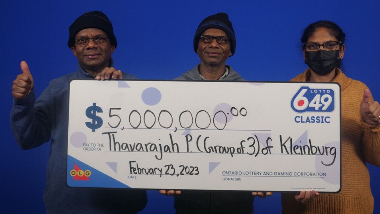 The group of sibling Ontario lottery winners