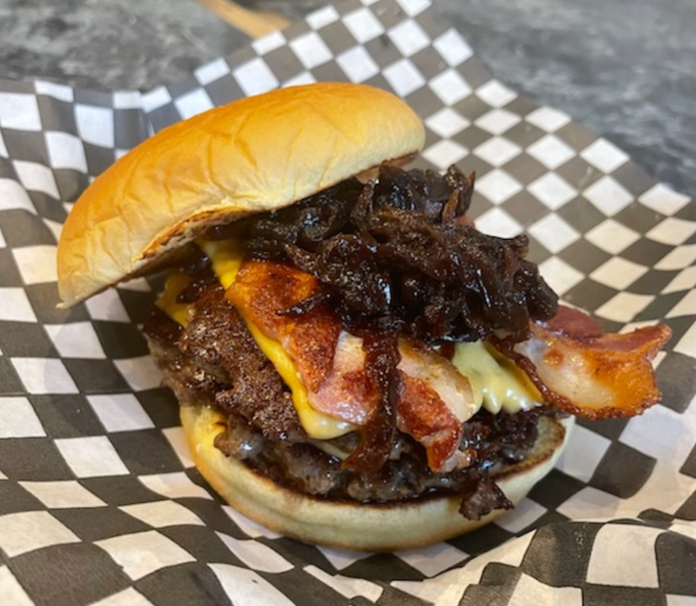 The Holy Chuck burger.