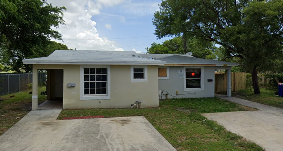 The home in Fort Lauderdale.
