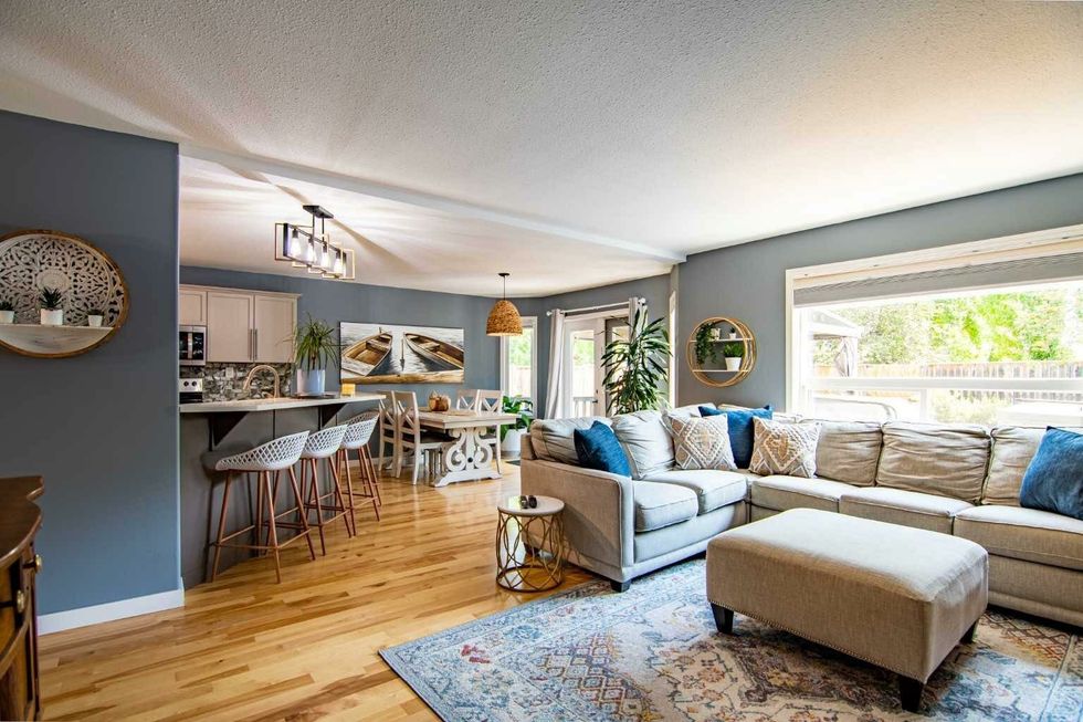 The home's living room