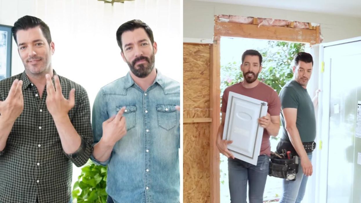 The hosts of 'Property Brothers' Jonathan and Drew Scott.