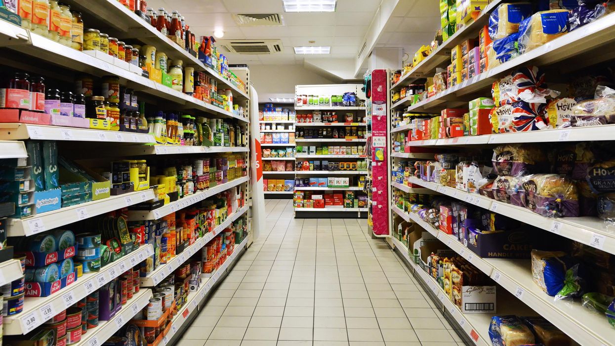 The inside of a grocery store.