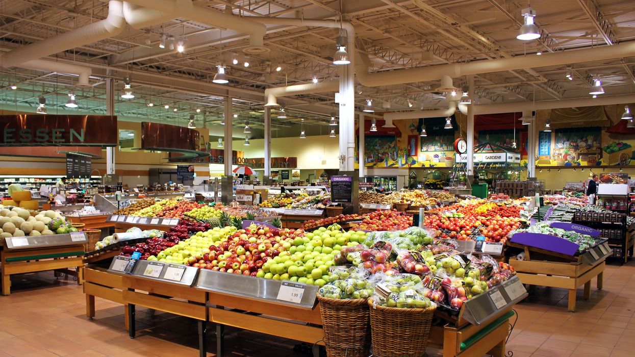 The inside of a grocery store.