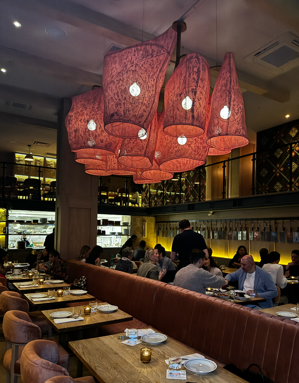 The interior of Patria in Toronto.