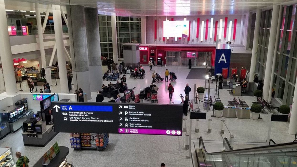 The international terminal at Toronto Pearson International Airport (YYZ).