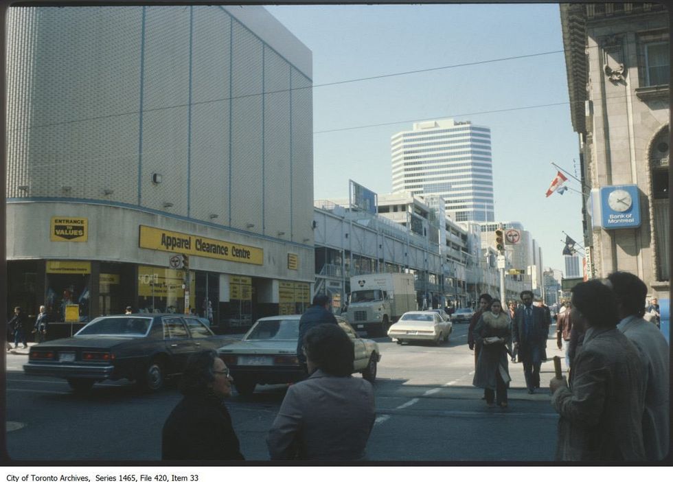 The intersection of Queen and Yonge