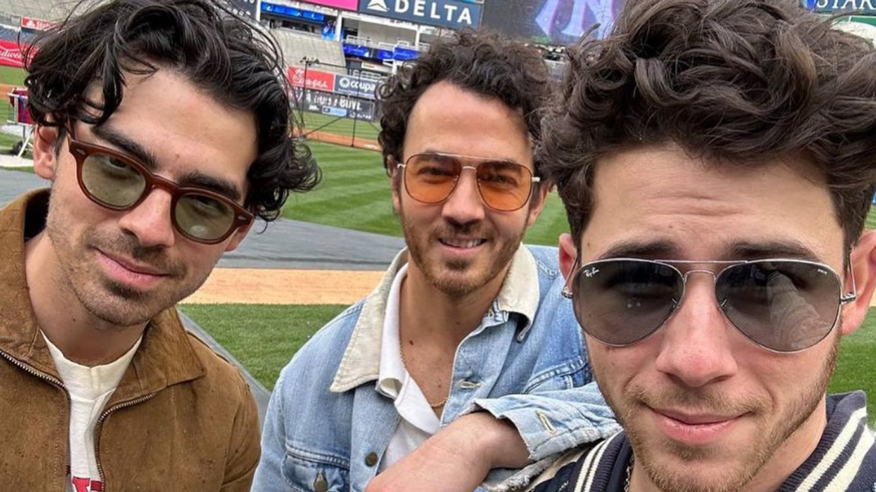 The Jonas Brothers at Yankee Stadium.