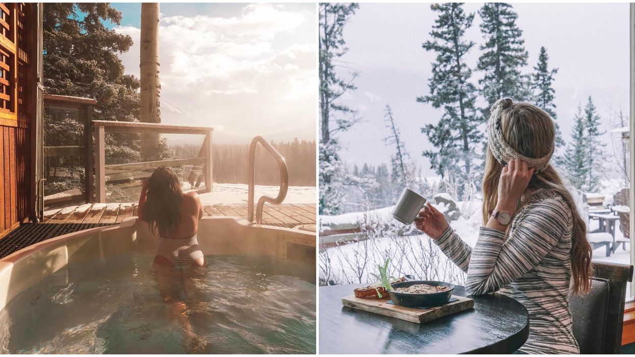 The Juniper Hotel Has An Outdoor Hot Tub With An Incredible View