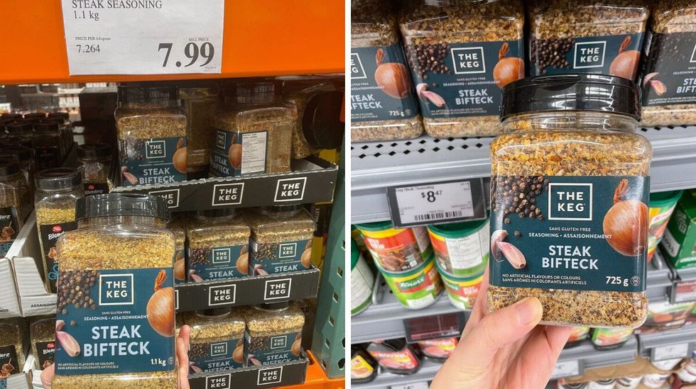the keg steak seasoning at costco and walmart