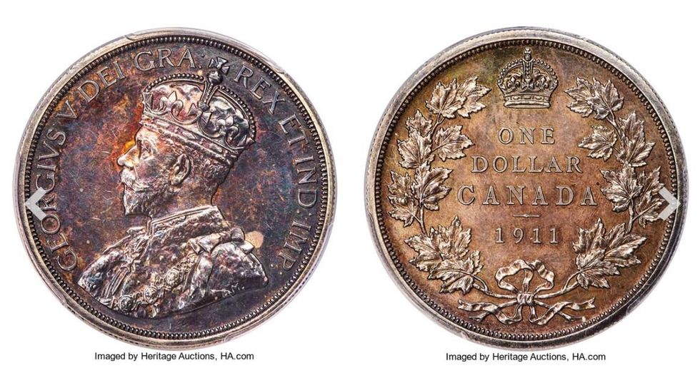 The King George V 1911 dollar.