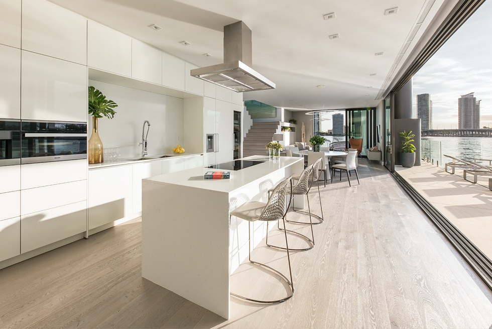 The kitchen view of the Arkup 75.