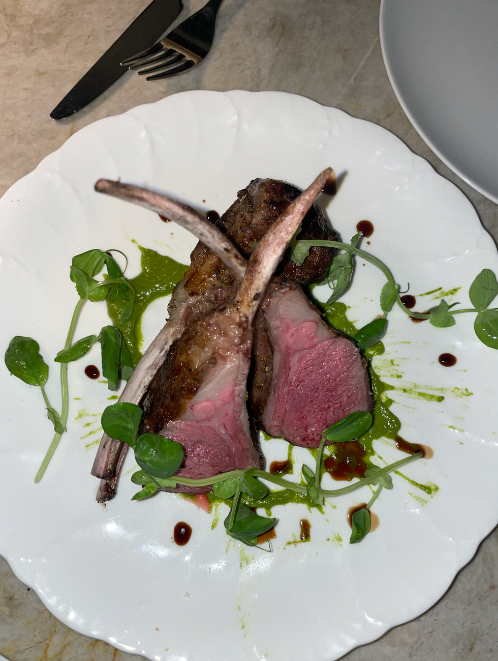 The Lamb Rack at Margo.