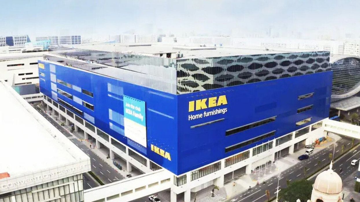 The largest IKEA store in the world.