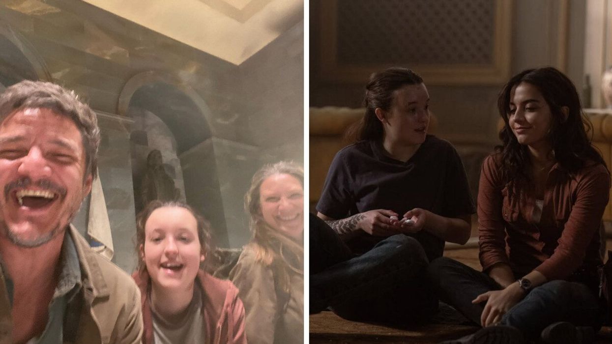 The Last of Us crew. Right: The Last of Us TV Show.