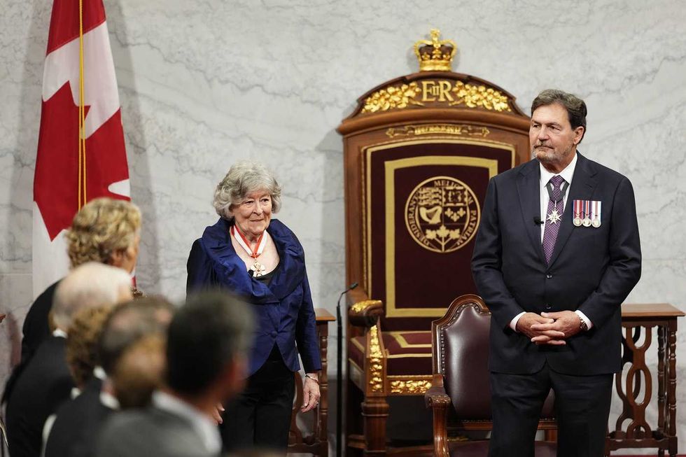 The Latest: Arbour installed as Canada's GG