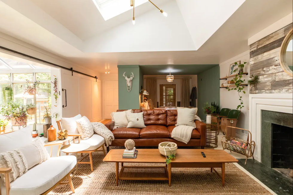 The living area in the Young Wild & Tree (house).