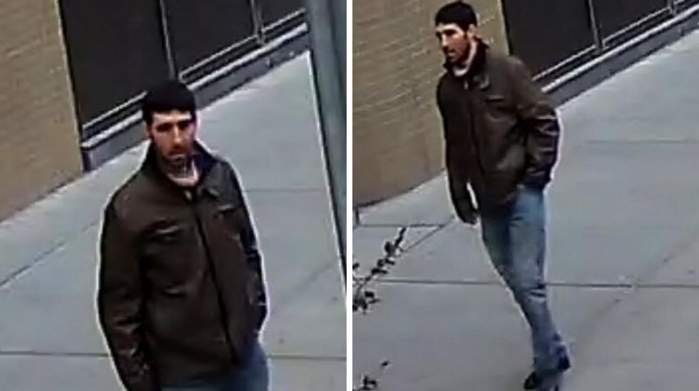 The male suspect.