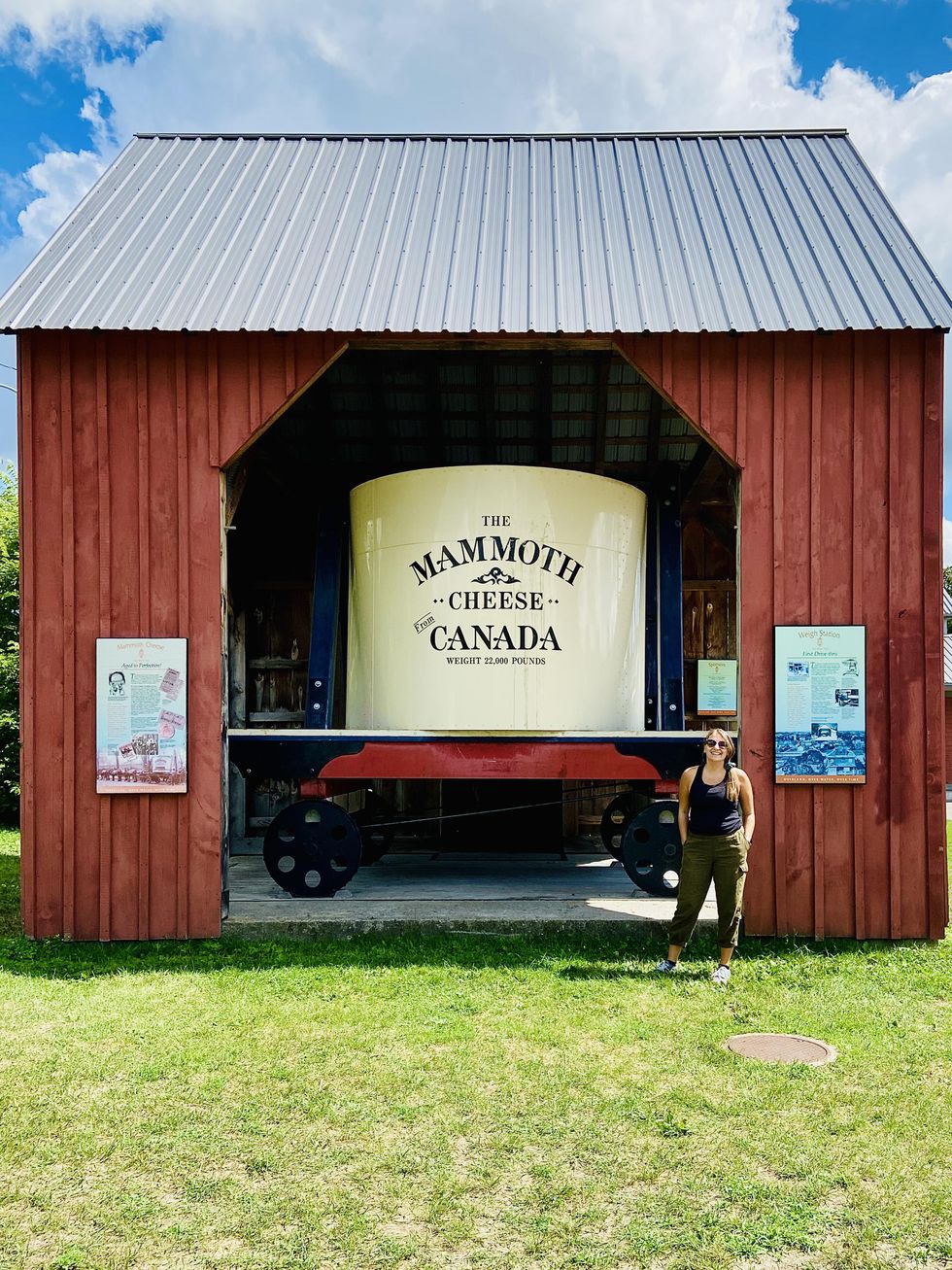 The Mammoth Cheese from Canada located in Perth, Ontario.