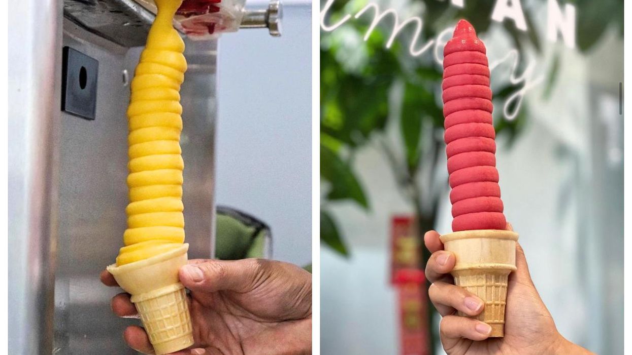 The Milkman Creamery Near Toronto Has 14 Level Ice Cream Cones