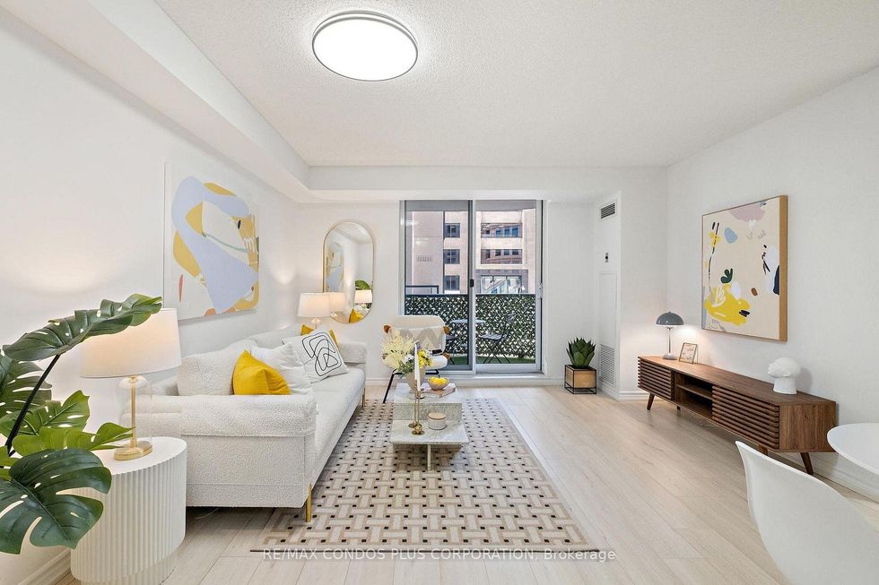 The modern interior of 801 Bay Street, Unit 310.