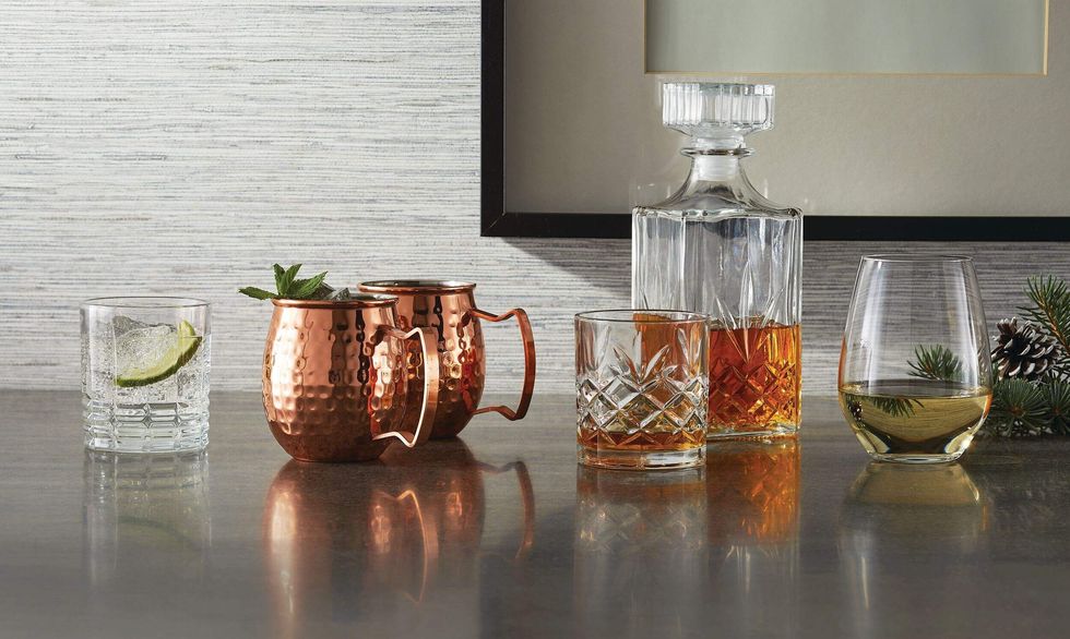 The Moscow Mule Copper Plated Stainless Steel Mug Set