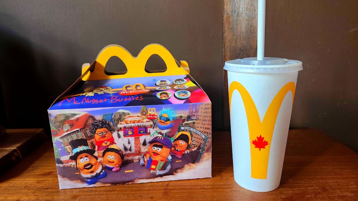 The new "adult Happy Meal" Kerwin Frost Box from McDonald's Canada.