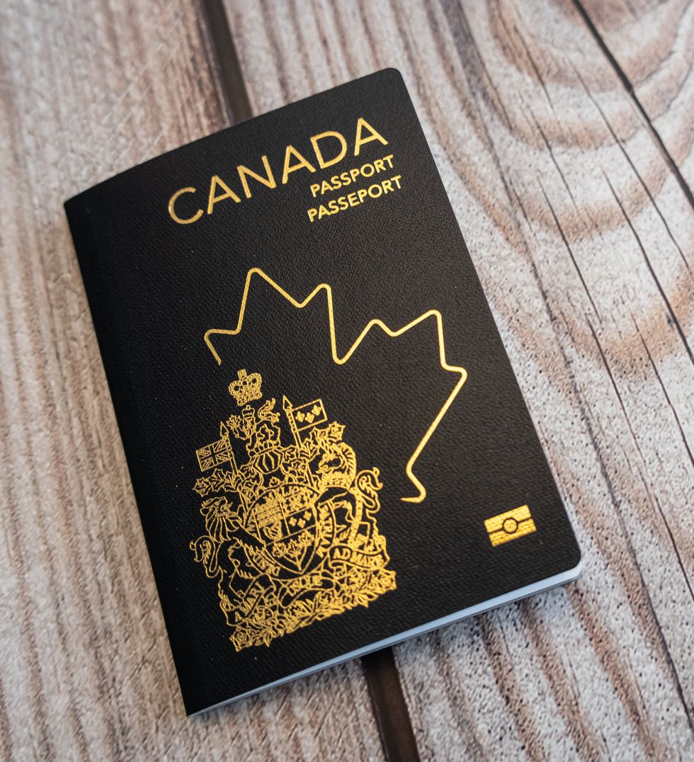 The new Canadian passport.