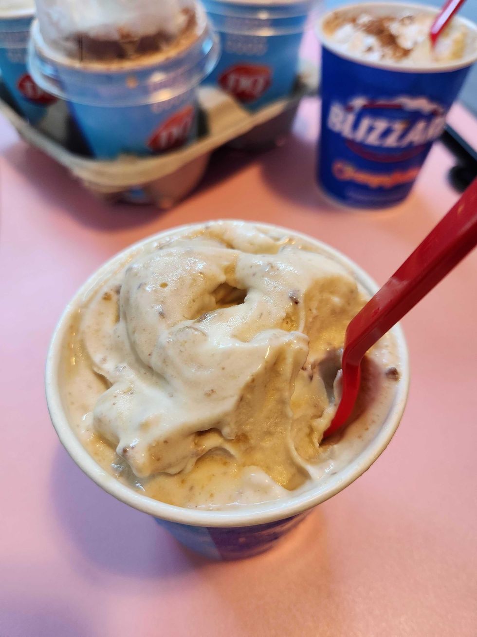 The new Coffee Crisp Caramel Macchiato Blizzard Treat.