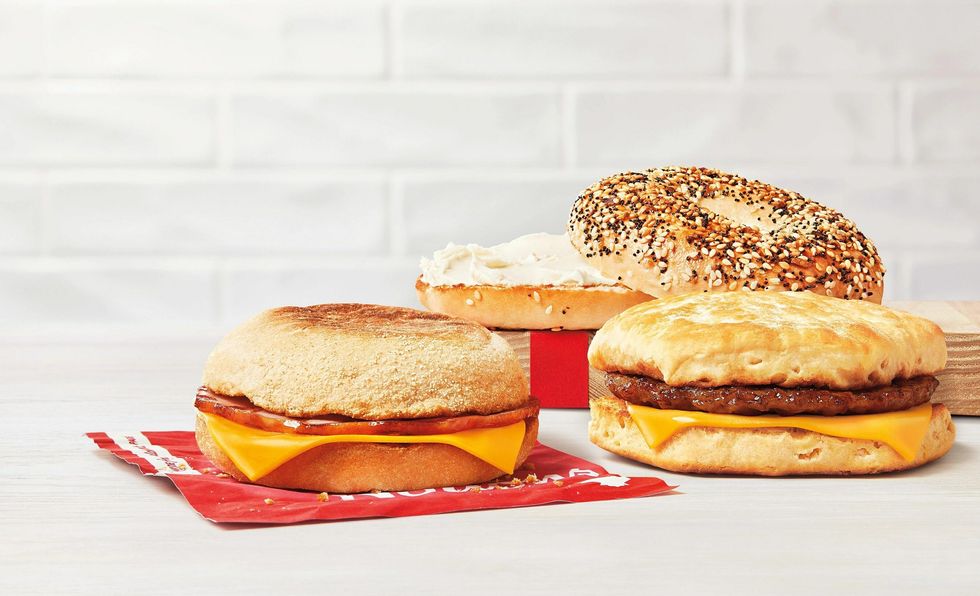 The new Tim Selects value breakfast menu has three options.