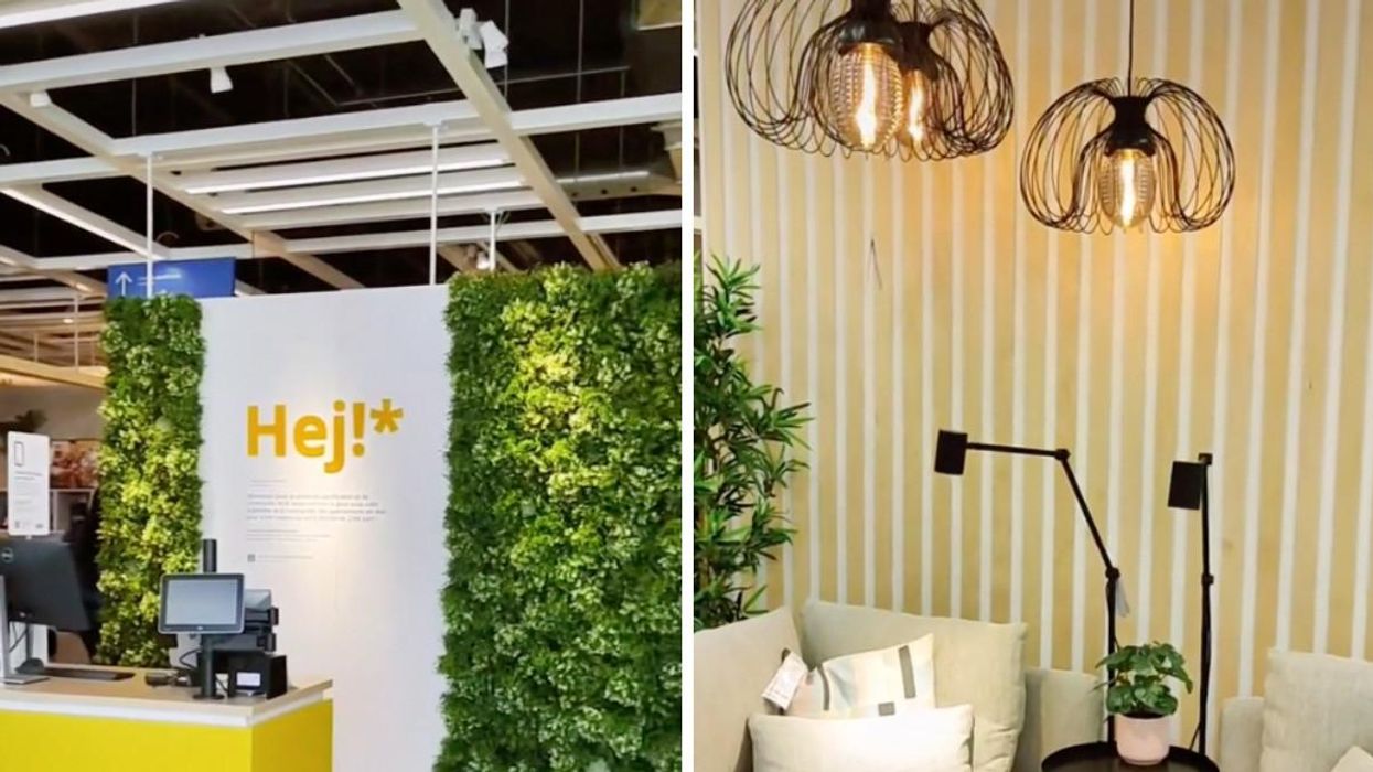 The new tiny IKEA store in Boisbriand, Quebec.
