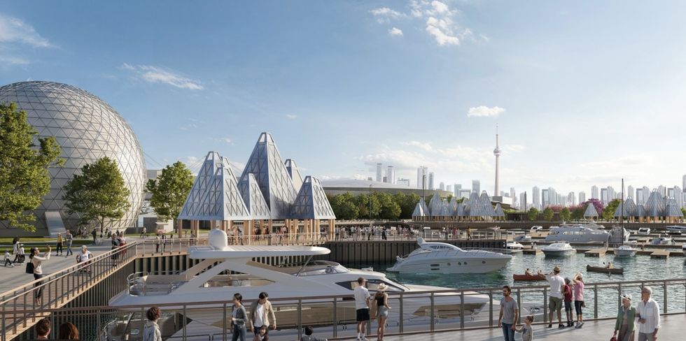 The newly imagined marina.