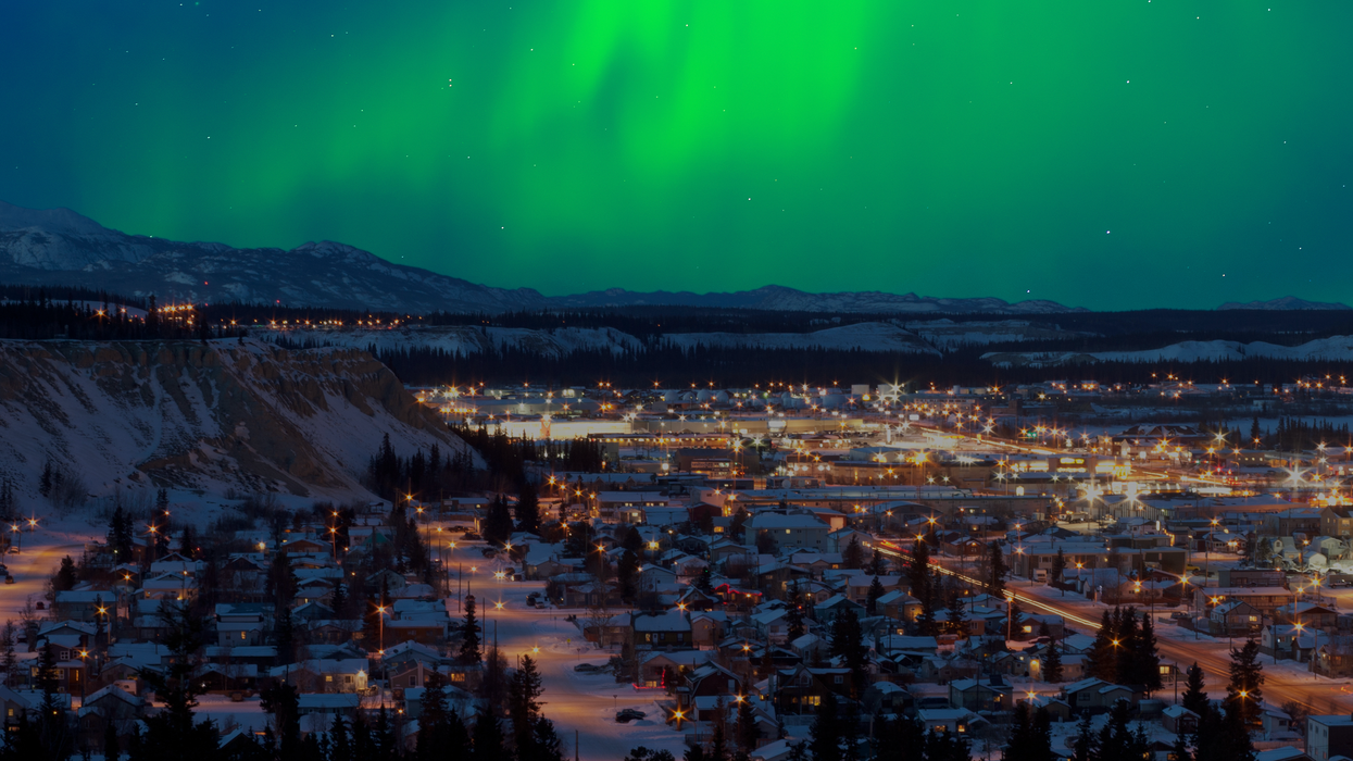 The northern lights put on a spectacular display in Canada.