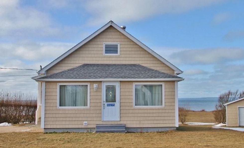 The oceanfront Saulnierville home.